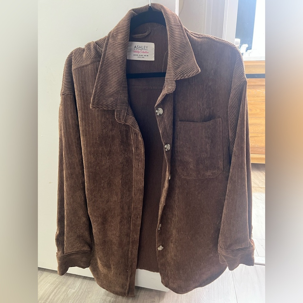 Oversized Brown Corduroy Jacket - Picture 2 of 2
